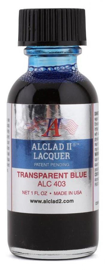 Alclad II Lacquer Transparent Blue 403